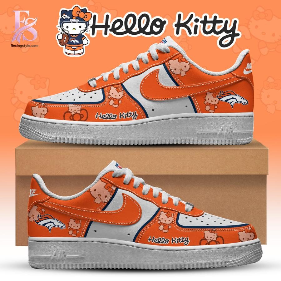 Denver Broncos Hello Kitty Air Force Shoes