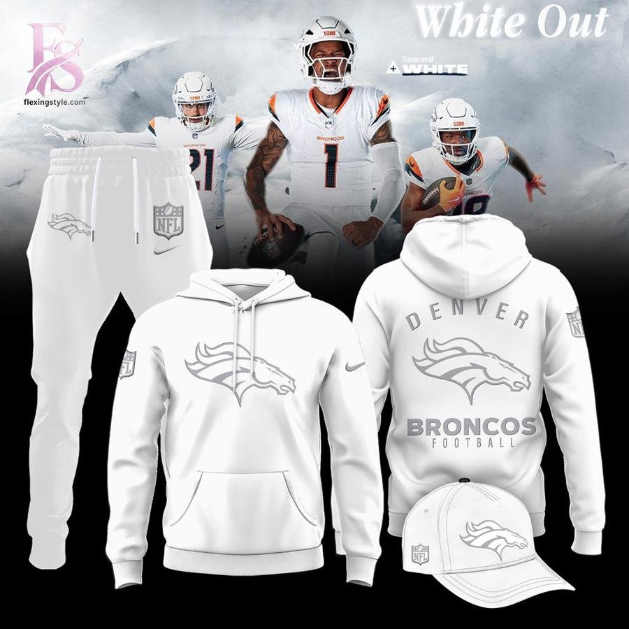 Denver Broncos White Out 2026 Hoodie