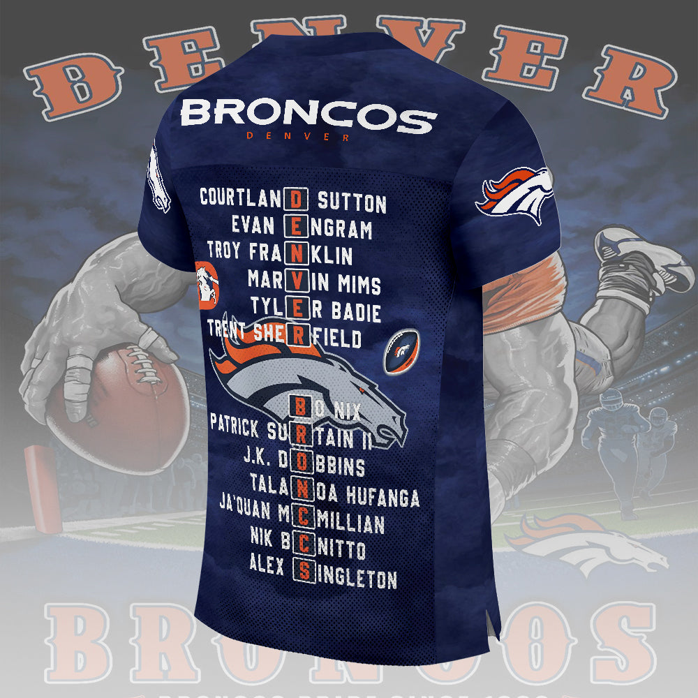 Denver Broncos 3D Football Jersey – TMTHU2983