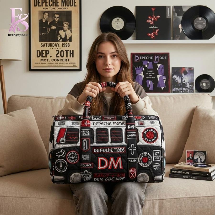 Depeche Mode Quilted Duffle Bag