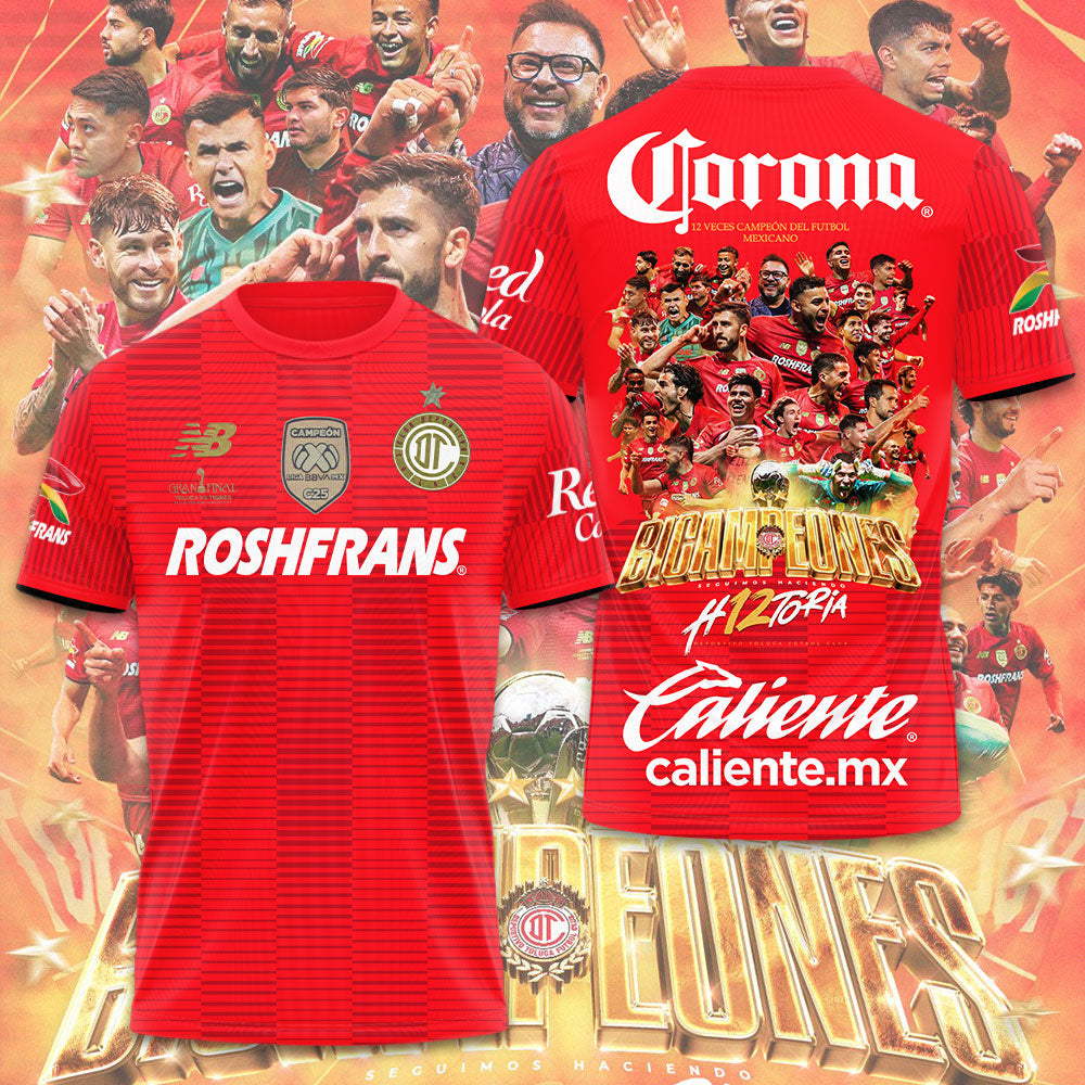 Deportivo Toluca F.C 3D Apparel – TMTHU2640