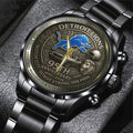 Detroit Lions 95th Anniversary 2025 Black Stainless Steel Watch – TANTN16206