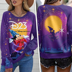 Disney D23 2026 Round Neck Raglan Sleeve Sweatshirt – HOATT20477