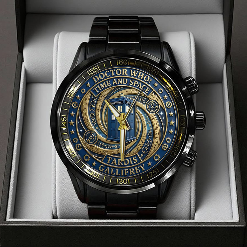 Doctor Who: New Era 20th Anniversary Black Stainless Steel Watch – TANTN20031