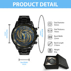 Doctor Who: New Era 20th Anniversary Black Stainless Steel Watch – TANTN20031