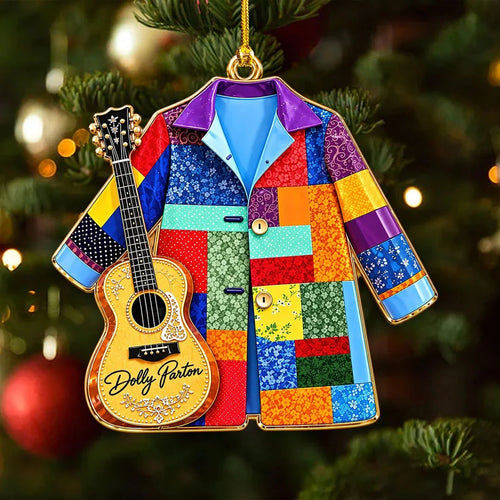 Dolly Parton Custom Shape 2-side Printed Acrylic Ornament – HOATT21432
