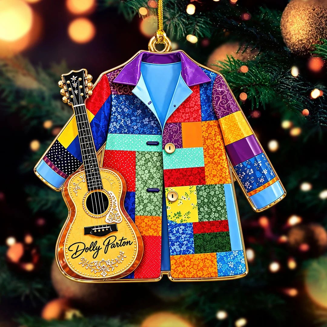 Dolly Parton Custom Shape 2-side Printed Acrylic Ornament – HOATT21432