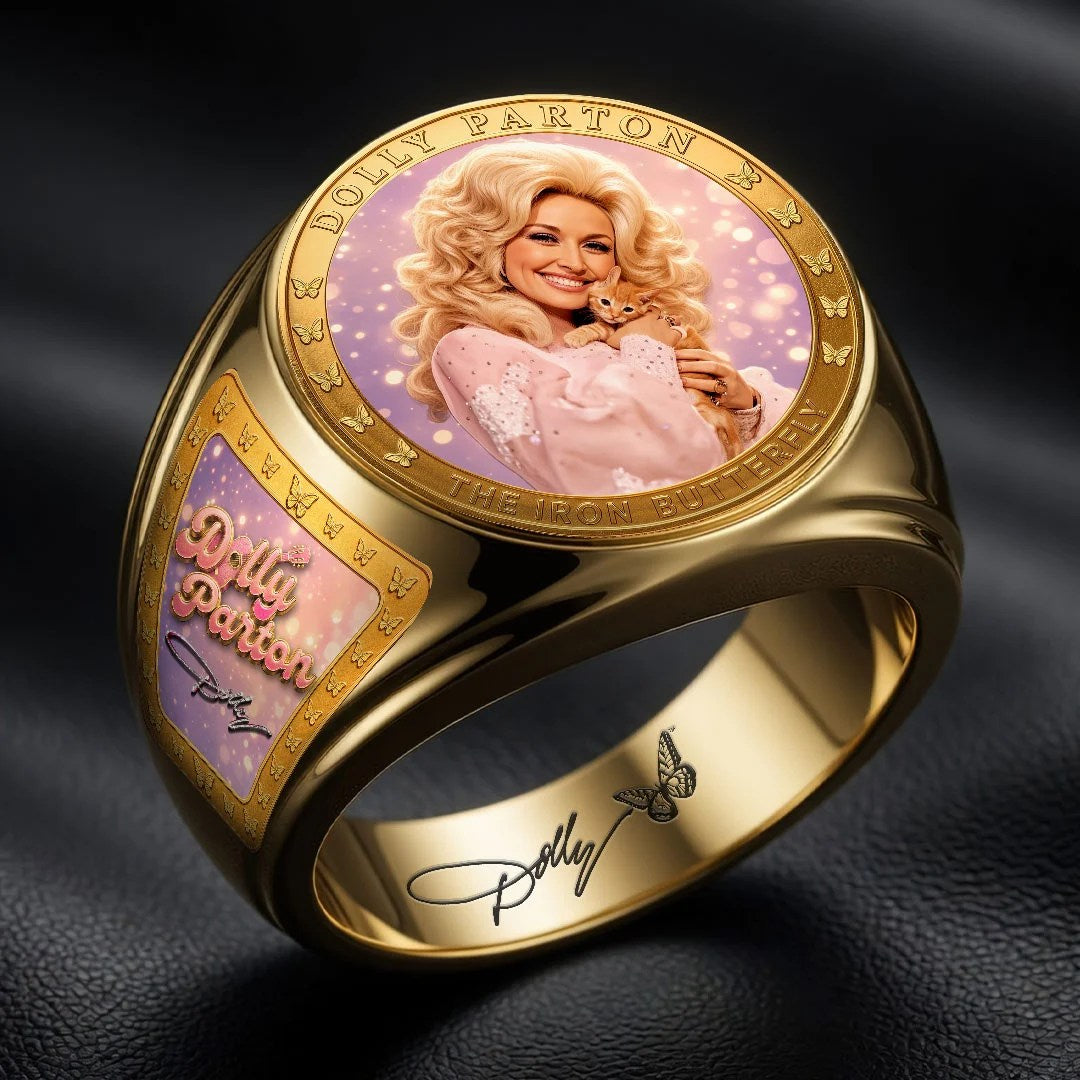 Dolly Parton 3D Engraved Ring – HOATT20787