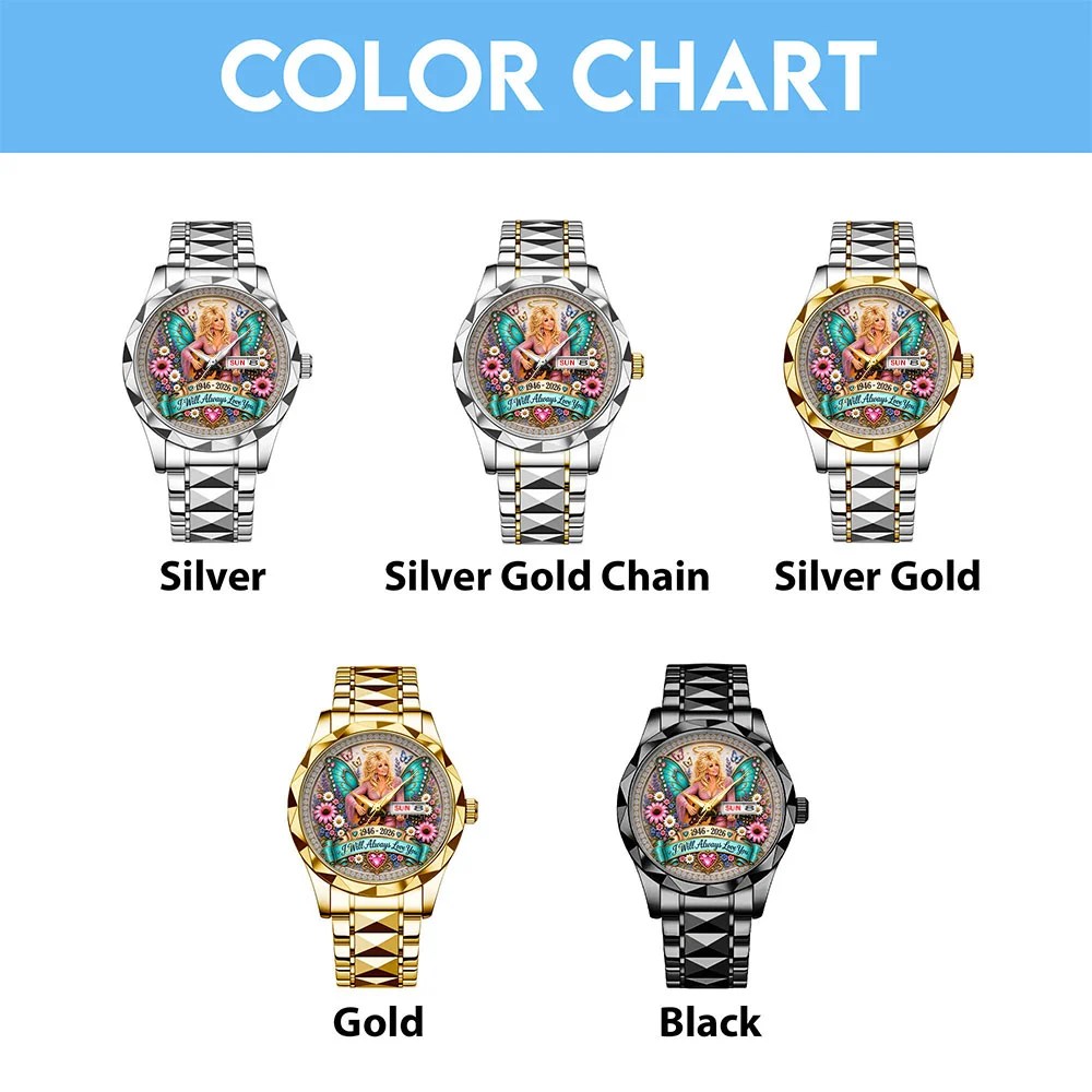 Dolly Parton Alloy Luxury Quartz Watch – TMTHU9028