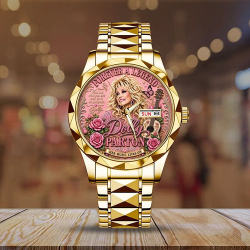 Dolly Parton Alloy Luxury Quartz Watch – TMTHU9030