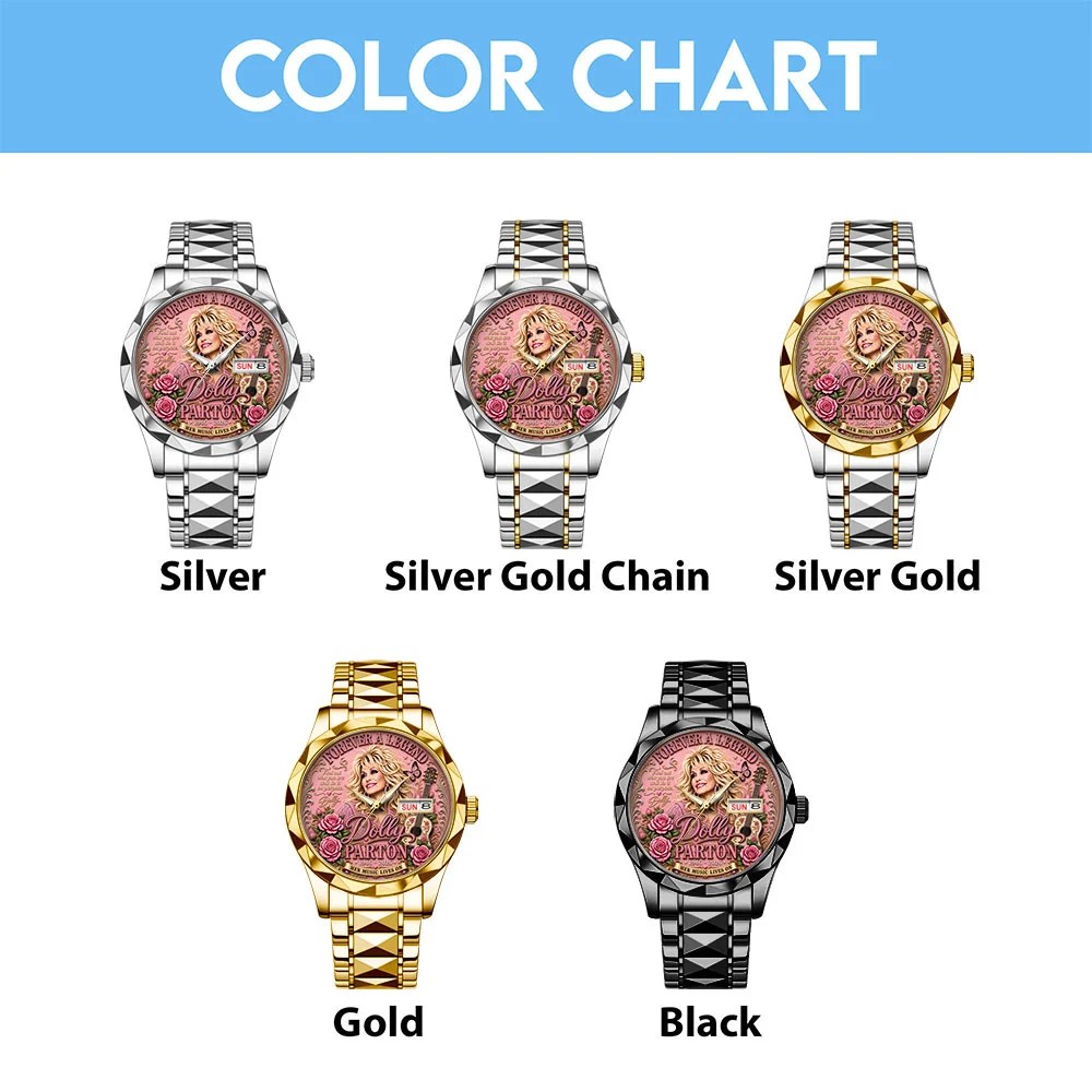 Dolly Parton Alloy Luxury Quartz Watch – TMTHU9030
