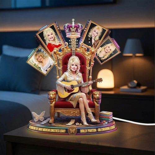 Dolly Parton Custom Shape Acrylic Light Box – TMTHU8901