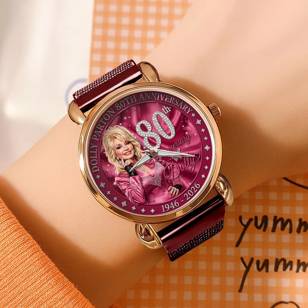 Dolly Parton Mesh Strap Quartz Watch – TMTHU8877