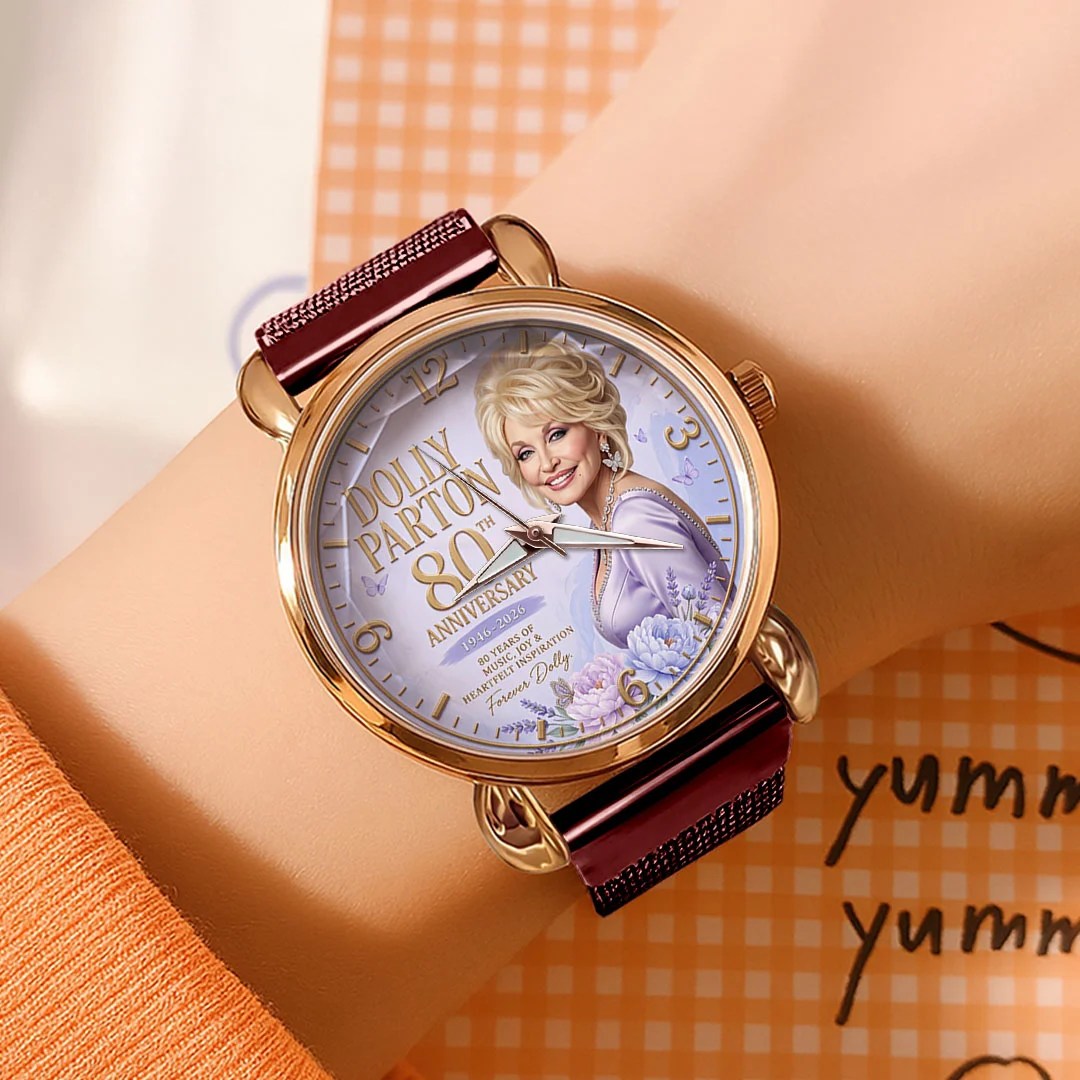 Dolly Parton Mesh Strap Quartz Watch – TMTHU8881
