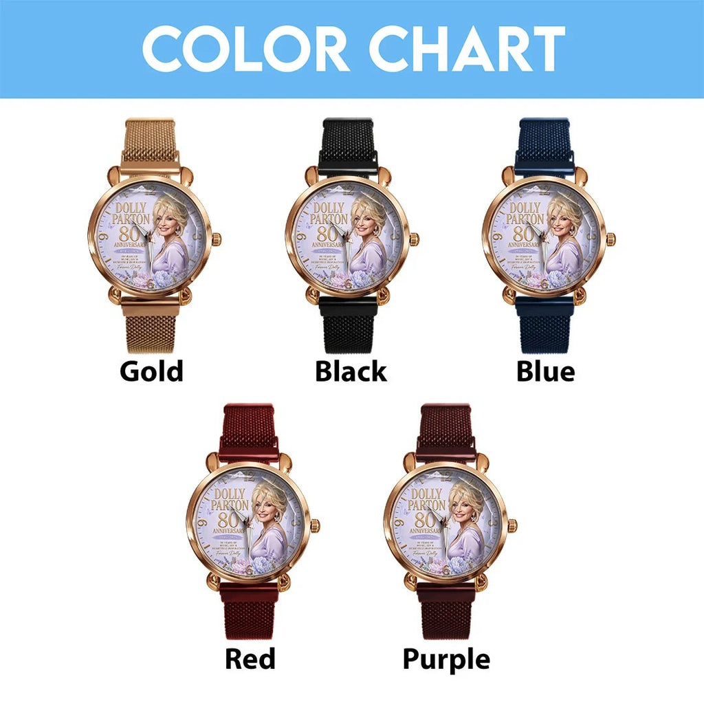 Dolly Parton Mesh Strap Quartz Watch – TMTHU8881