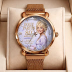 Dolly Parton Mesh Strap Quartz Watch – TMTHU8881