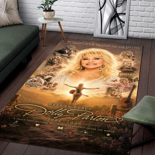 Dolly Parton Rectangular Rug – TMTHU9250