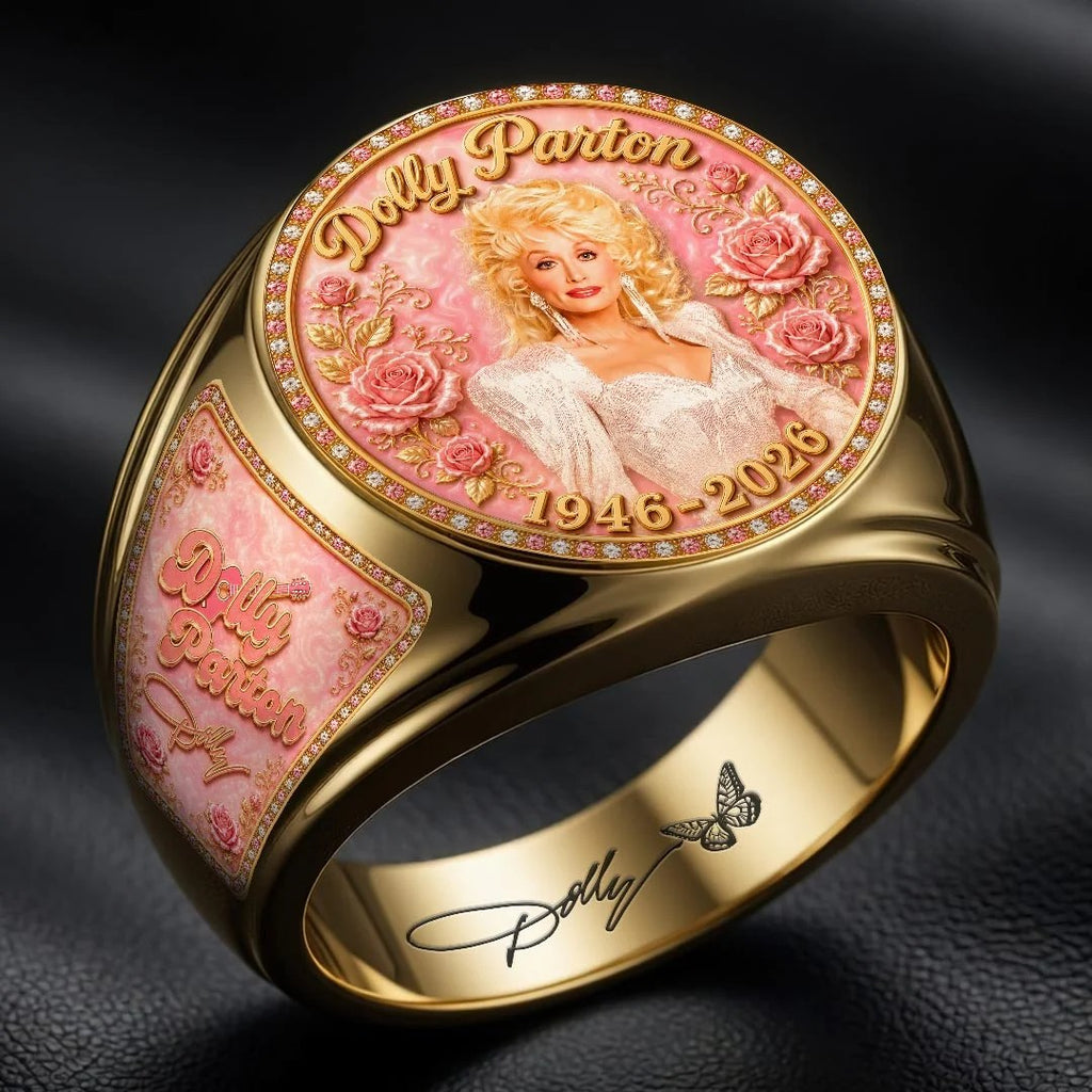 Dolly Parton 3D Engraved Ring – HOATT20729