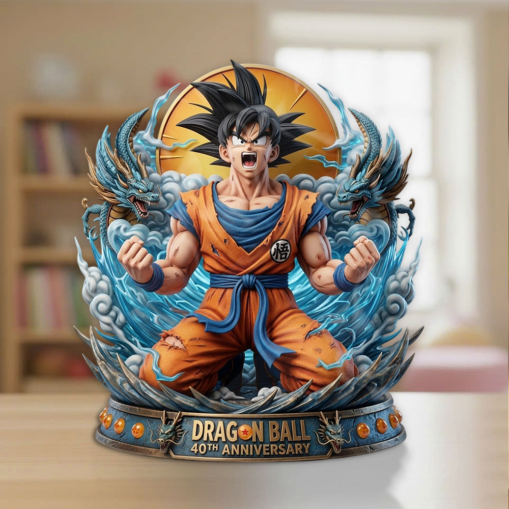 Dragon Ball 40th Anniversary 2026 Custom Shape Acrylic Plaque – TMTHU4463