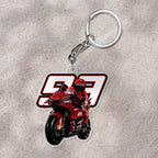 Ducati Lenovo Team x Marc Márquez Custom Shape 1-sided Keychain – HOATT 9437