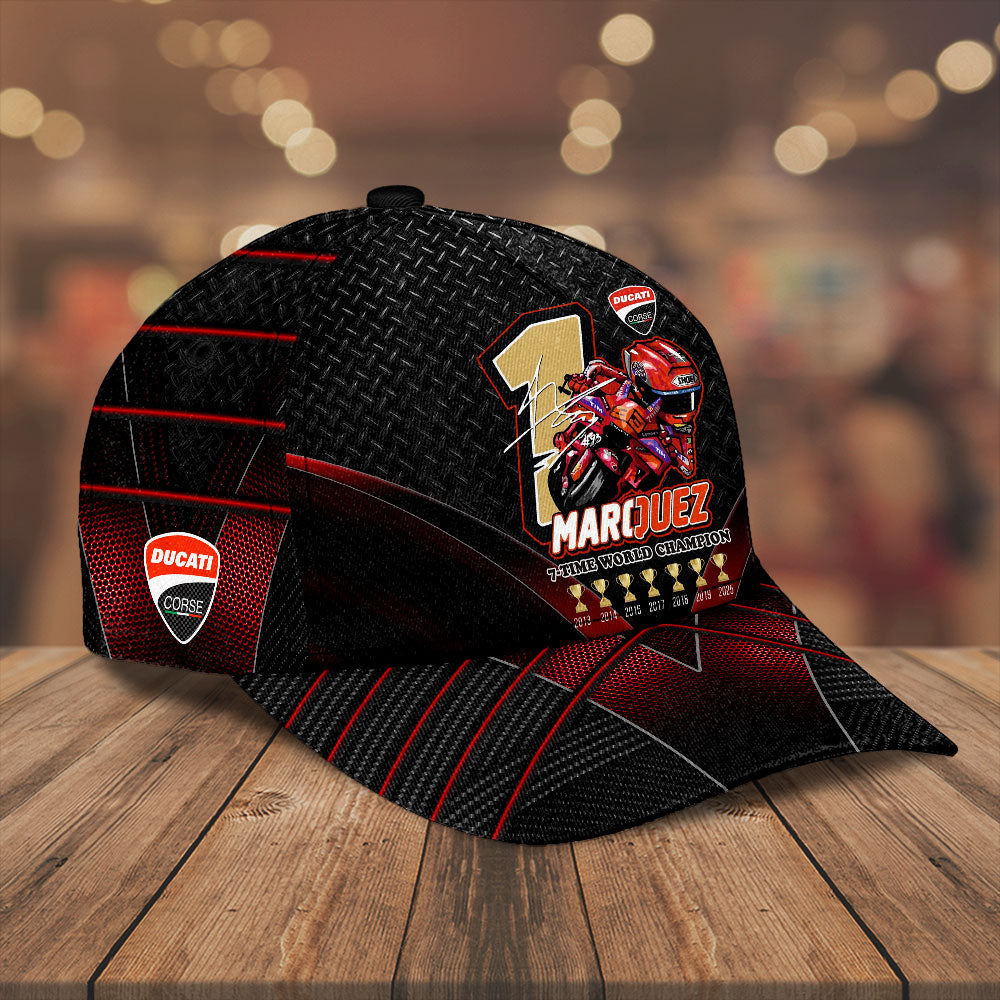 Ducati Lenovo Team x Marc Márquez 2025 World Champion Classic Cap – HOATT13556