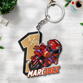 Ducati Lenovo Team x Marc Márquez Custom Shape 2-sided Keychain – TANTN17110