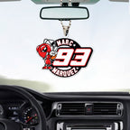 Ducati Lenovo Team x Marc Marquez Custom Shape Clear 1-sided Car Ornament – MAITM 10295