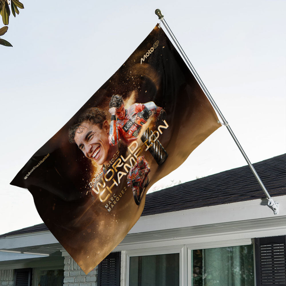 Ducati Lenovo Team x Marc Marquez 3D Double-side House Flag – TANTN16939