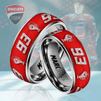Ducati Lenovo Team x Marc Márquez Custom Alloy Ring – HOATT13237