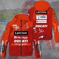 Ducati Lenovo Team x Marc Márquez 2025 3D Windbreaker Jacket – TANTN17045