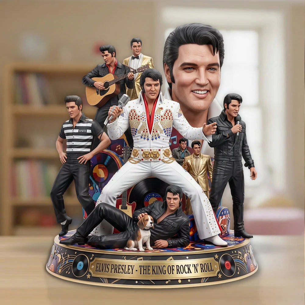 Elvis Presley Custom Shape Acrylic Plaque – TMTHU9037
