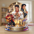 Elvis Presley Custom Shape Acrylic Plaque – TMTHU9038
