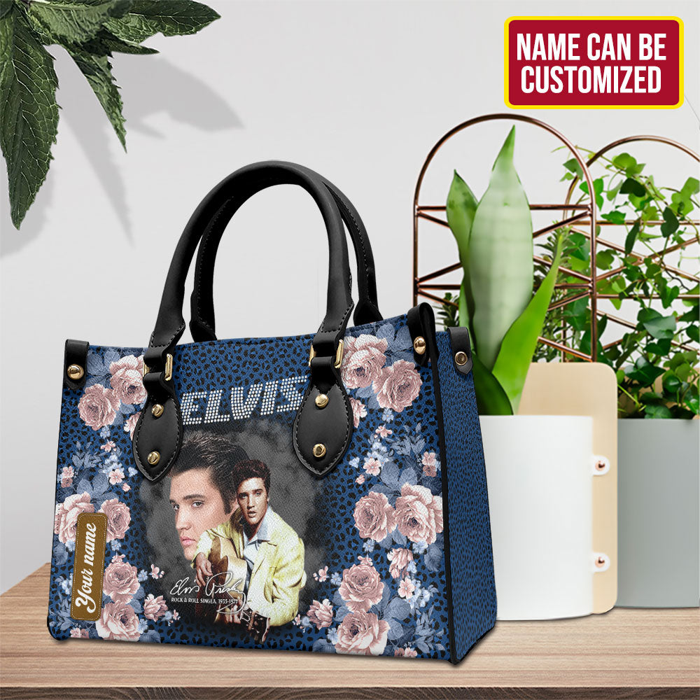 Personalized Elvis Presley Leather Handbag – TMTHU582
