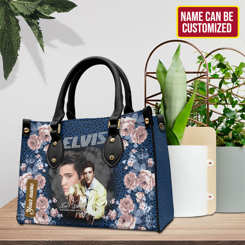 Personalized Elvis Presley Leather Handbag – TMTHU582