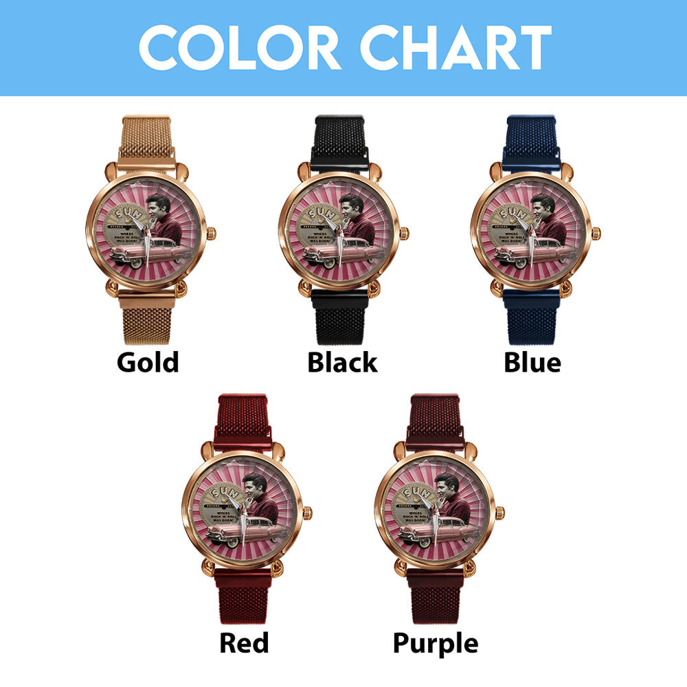 Elvis Presley Mesh Strap Quartz Watch – TMTHU8043