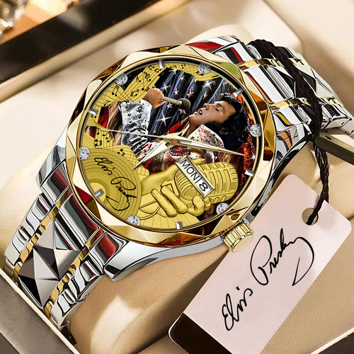Elvis Presley Alloy Luxury Quartz Watch – TMTHU720