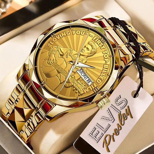 Elvis Presley Alloy Luxury Quartz Watch – TMTHU844