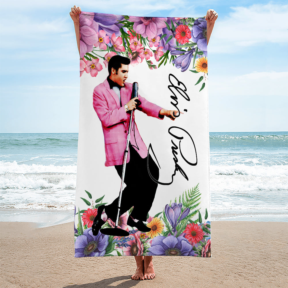 Elvis Presley Rectangle Beach Towel – MAITM 7864