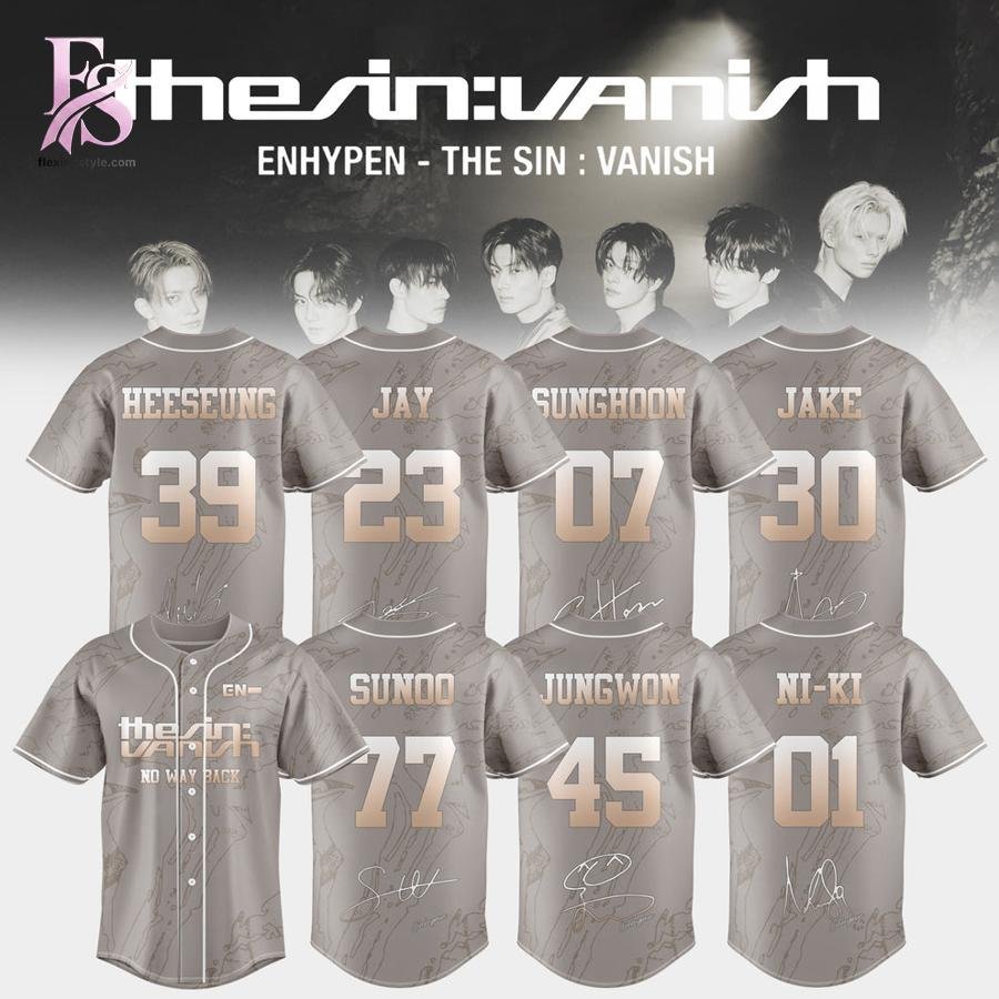 ENHYPEN THE SIN VANISH Baseball Jersey