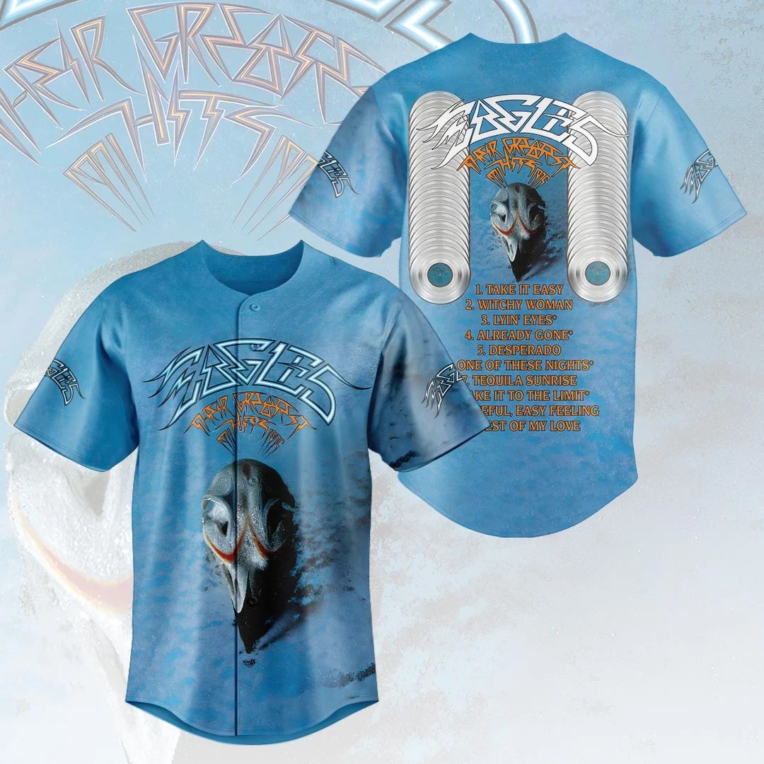 Eagles Band Their Greatest Hits 50th Anniversary Baseball Jersey – HOATT21581