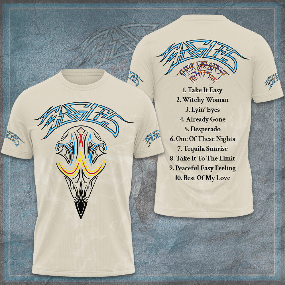 Eagles: Their Greatest Hits 50th Anniversary 3D Apparel – GNE7620