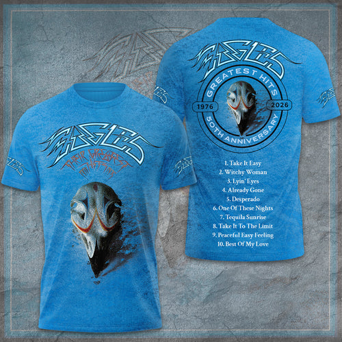 Eagles: Their Greatest Hits 50th Anniversary 3D Apparel – GNE7587