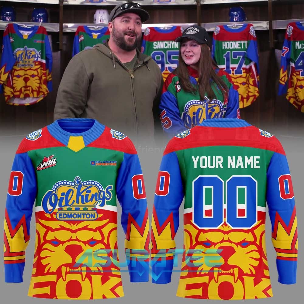 Edmonton Oil Kings Fan Designed 2026 Hockey Jersey