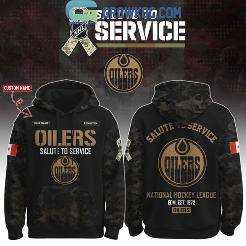 Edmonton Oilers Salute To Service Veterans Day Hoodie Shirt