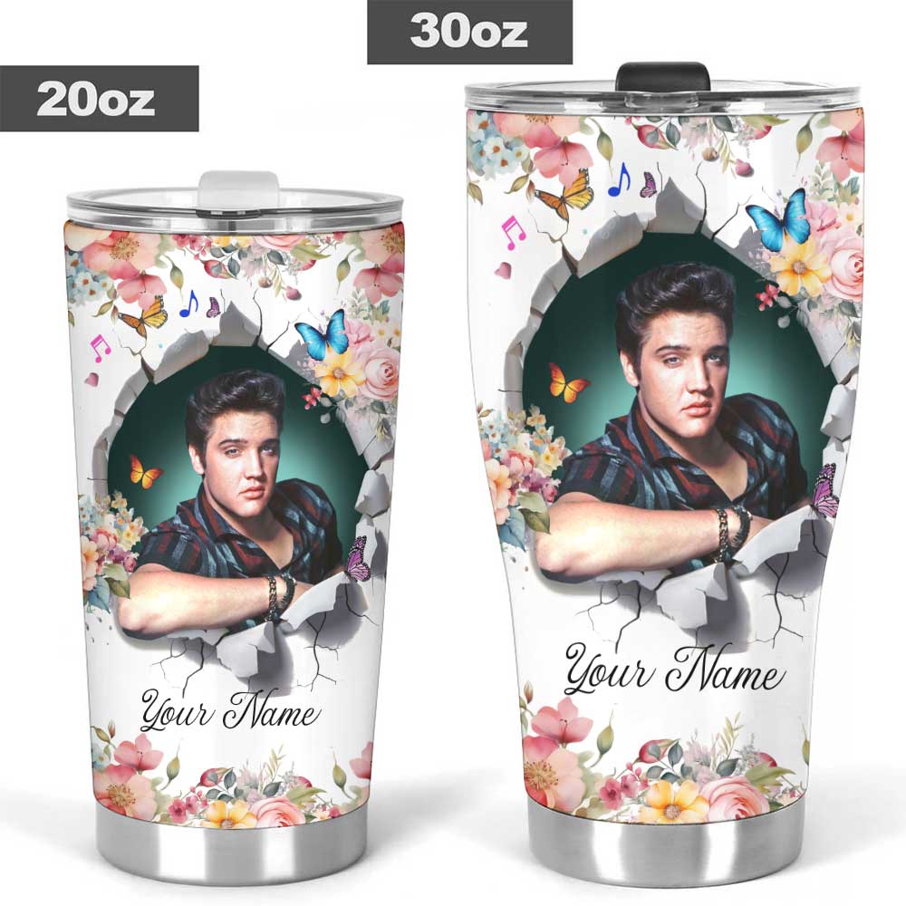 Personalized Elvis Presley Tumbler Cup – VANDH 3006