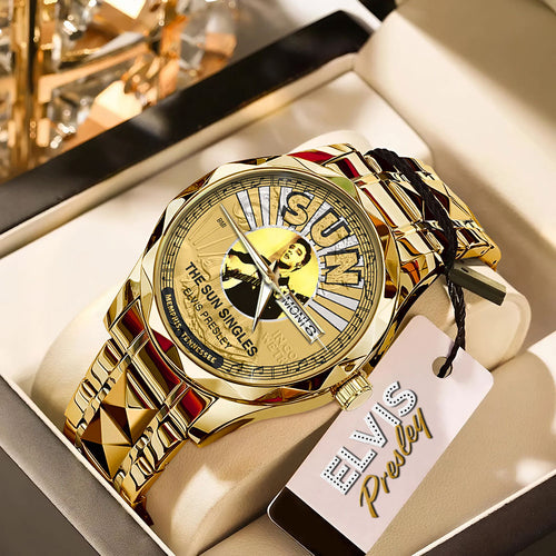 Elvis Presley Alloy Luxury Quartz Watch – MAITM12731