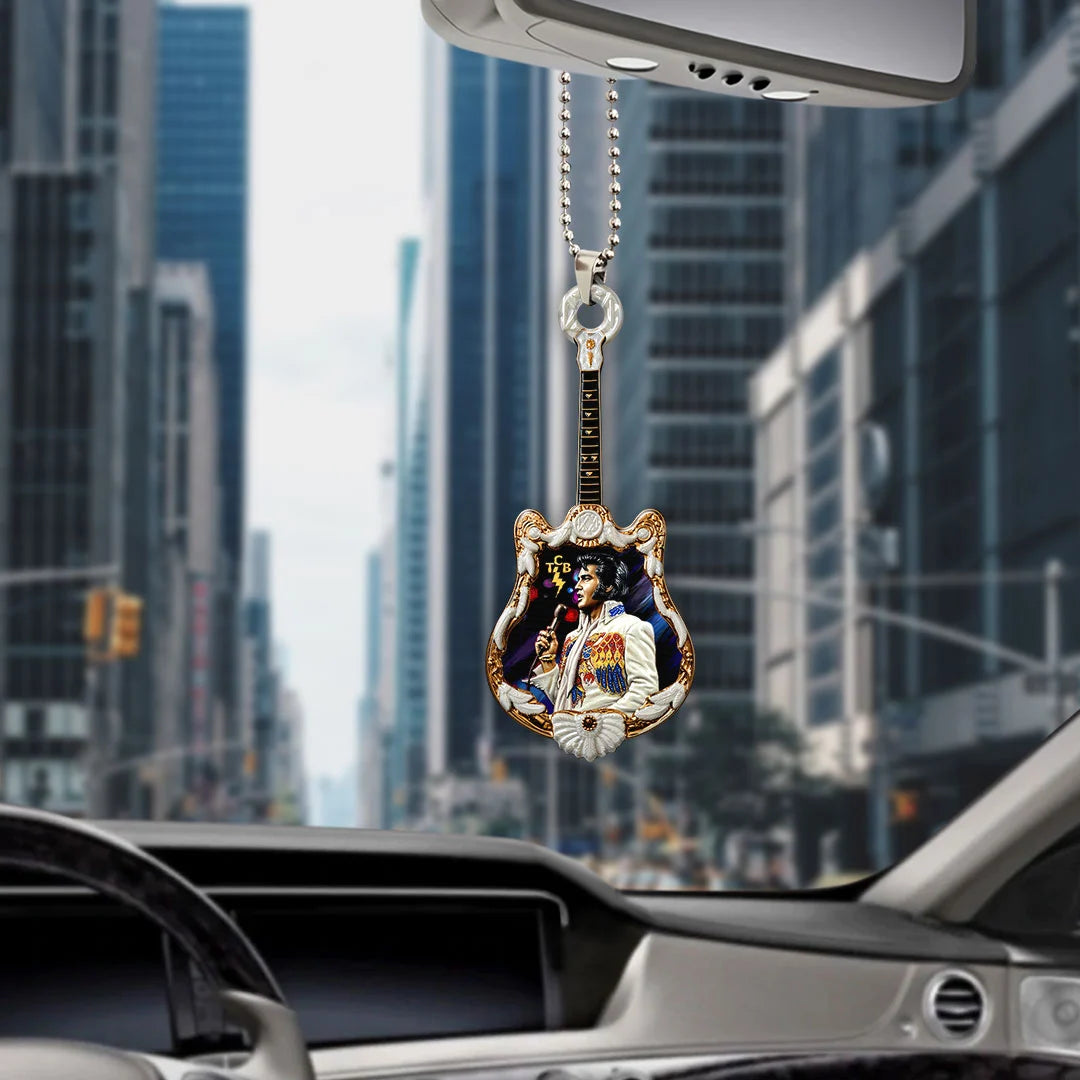Elvis Presley Custom shape 2-sided Acrylic Car Ornament – HOATT20578