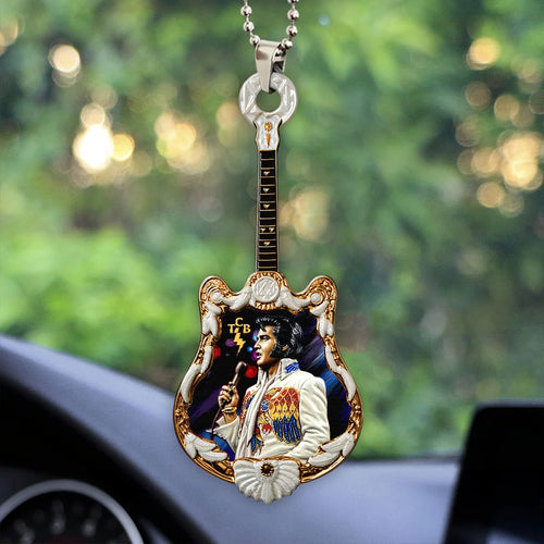 Elvis Presley Custom shape 2-sided Acrylic Car Ornament – HOATT20578