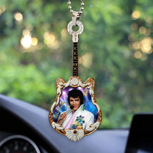 Elvis Presley Custom shape 2-sided Acrylic Car Ornament – HOATT20580