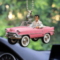 Elvis Presley Custom Shape 2-sided Acrylic Car Ornament – HOATT26722